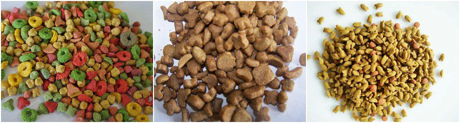pet food manufactured by fish and pet food making machine