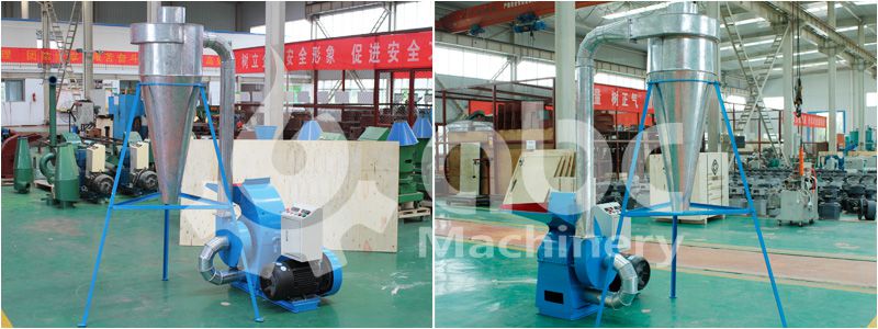 small pellet production line - wood crushing machine for sale